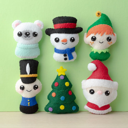 Ho Ho Holidays 1 Felt Sewing Pattern