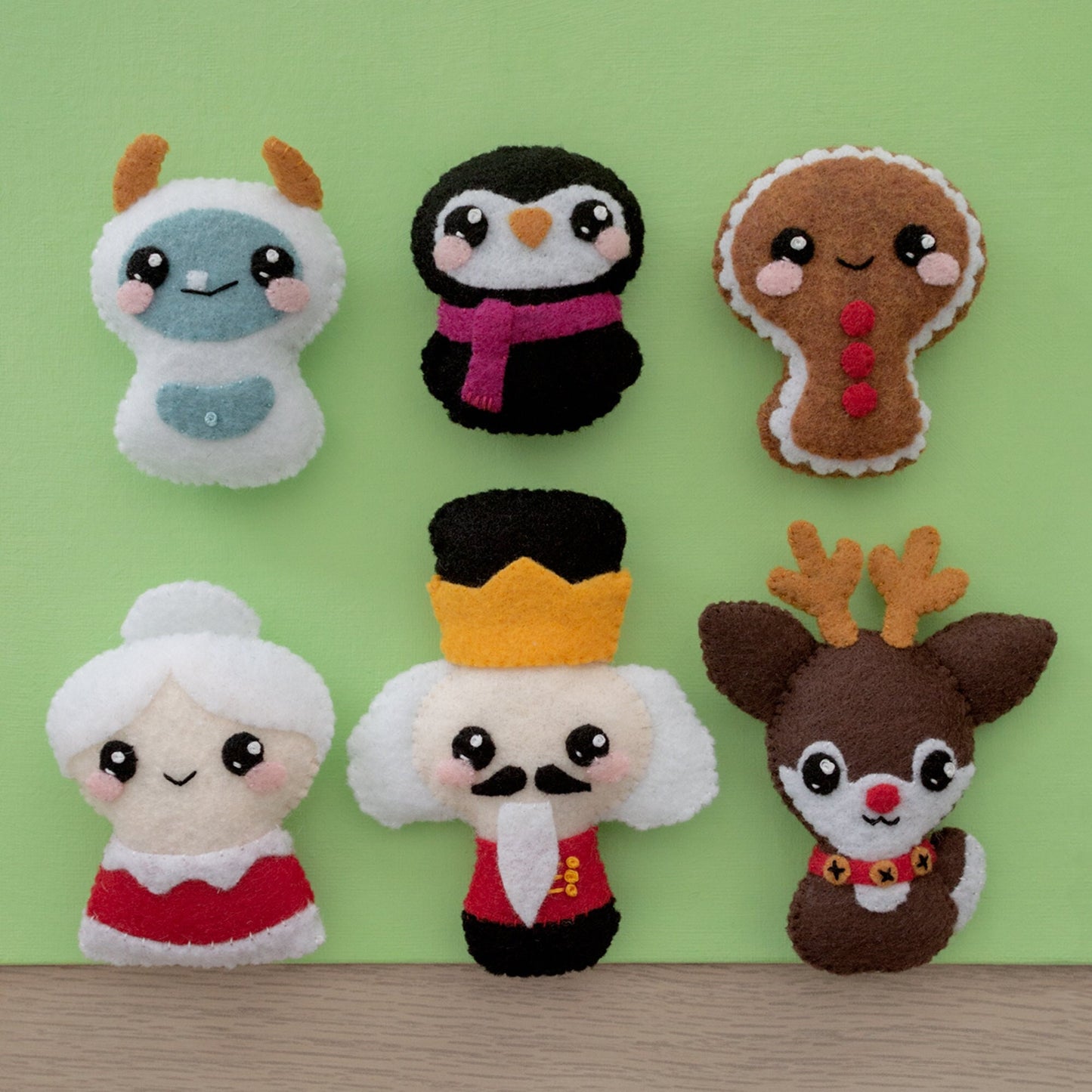 Ho Ho Holidays 2 Felt Sewing Pattern